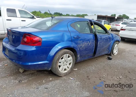 2014 Dodge Avenger Se from USA, damaged, VIN 1C3CDZAB3EN131525